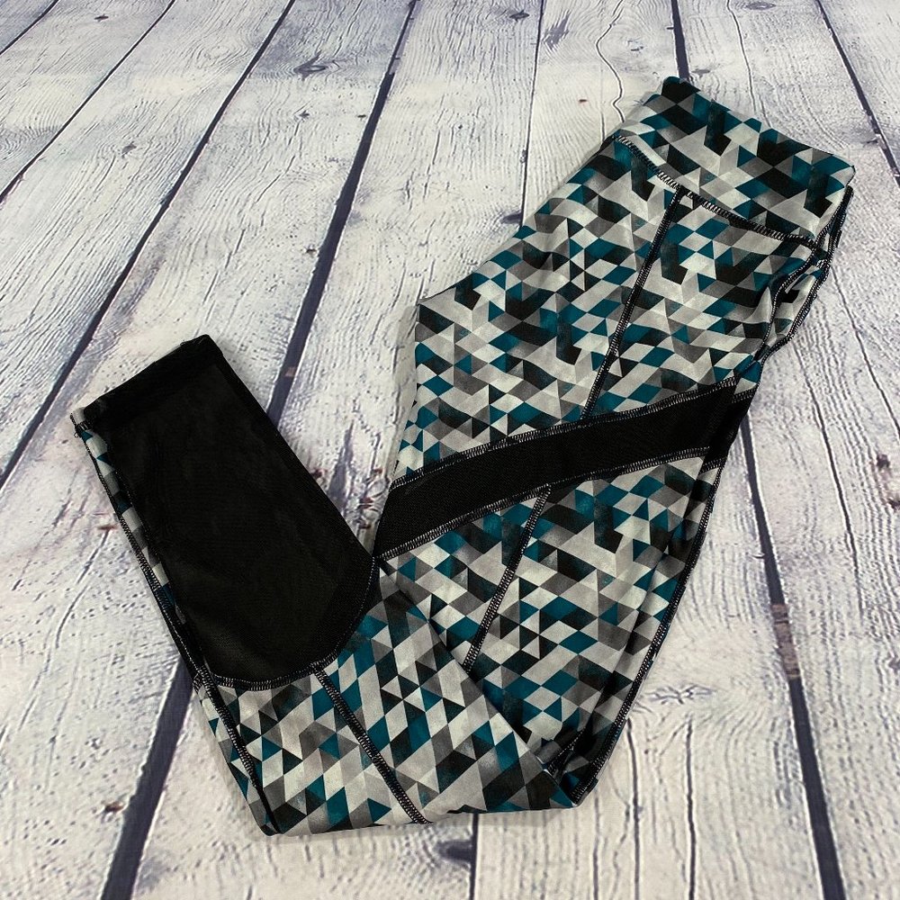 Gianni Bini Geometric Print Work Out Legging Pants - Picture 3 of 5